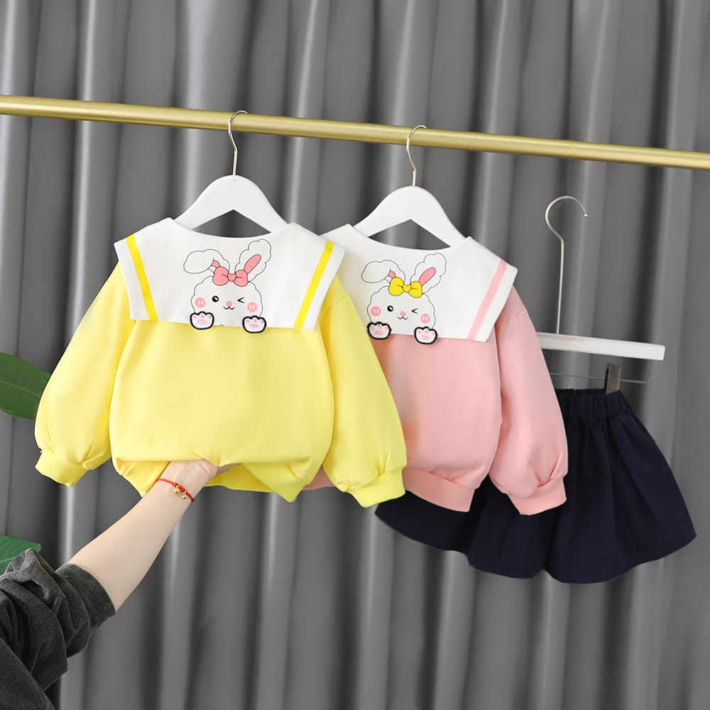 TokoMilkan Setelan Anak Perempuan Bobo | Dress Baju Anak Umur 1-5 Tahun