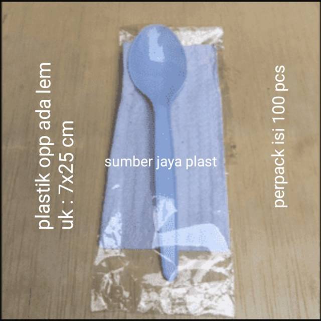 Plastik opp sendok 7*25 cm / plastik sendok