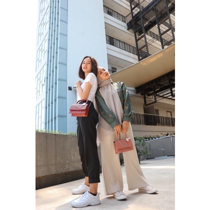 Tas Kekinian Casual Korea Remaja Cewek Selempang COD Keren Slingbag Fashion Murah Dewasa