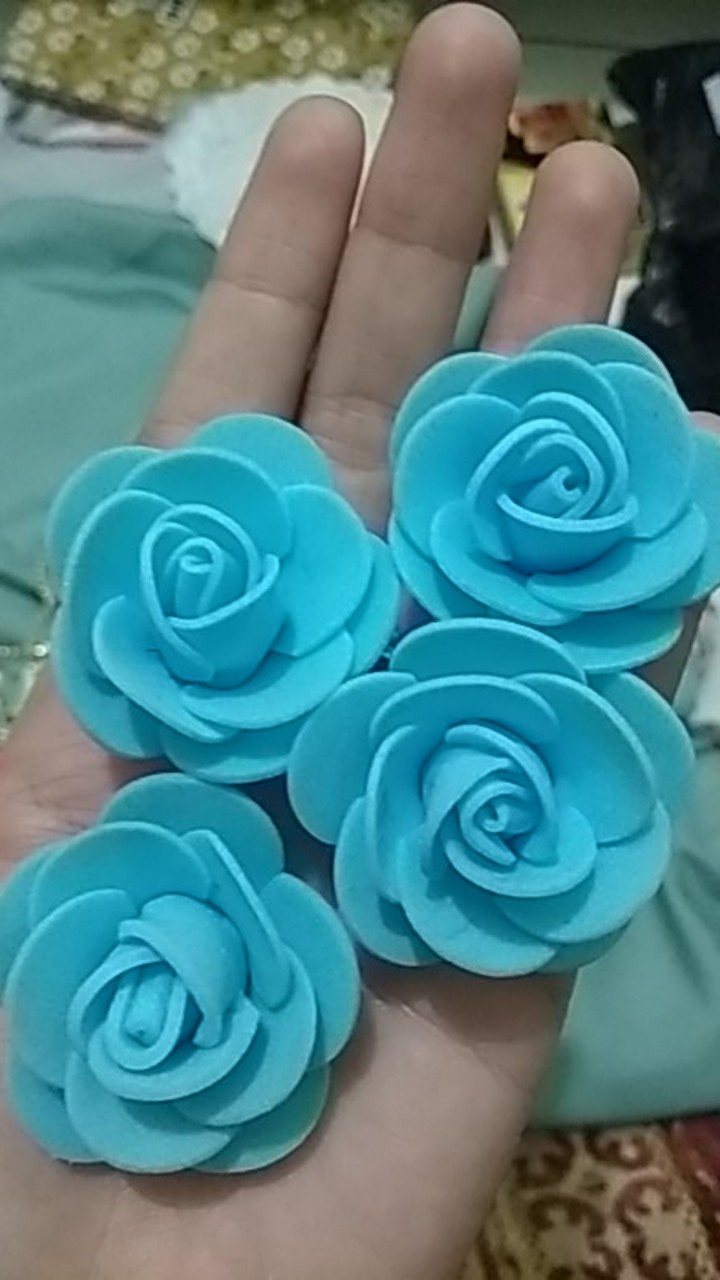 Bunga Spons 3,5 Cm Bahan Mahar