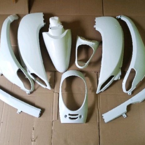 Full Body Bodi Halus Scoopy Fi 2013 2014 2015 2016 warna putih Kualitas Seperti Original