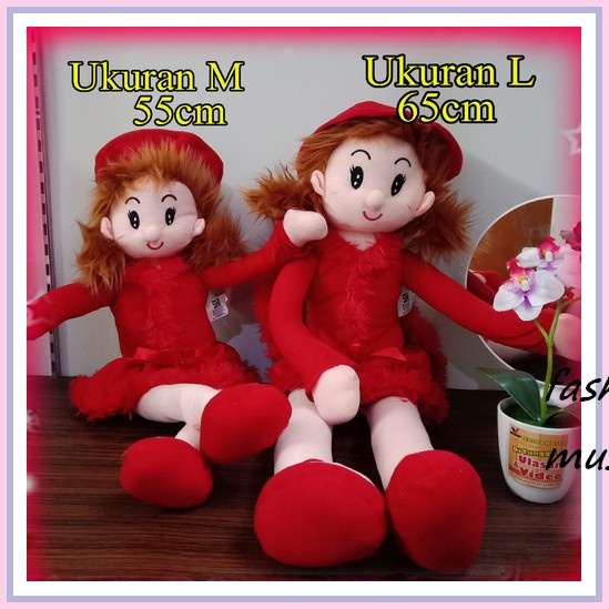 Boneka  Anak Termurah Jumbo Lembut Empuk Boneka Anak Perempuan Cindy Uk M 55Cm