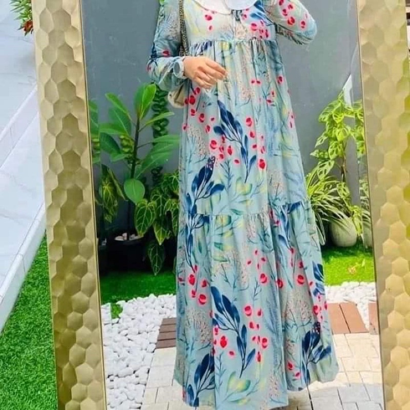 Gamis Maxi Dress Rayon Premium Import