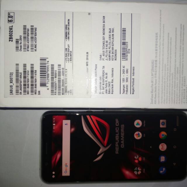 Asus zenfone max pro m1