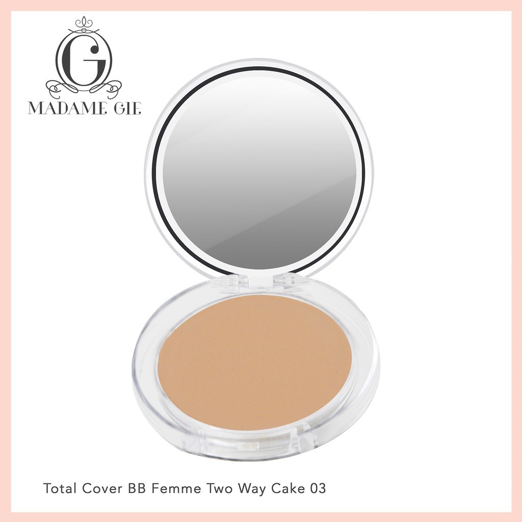 MADAME GIE TOTAL COVER TWO WAY CAKE  9.5GR