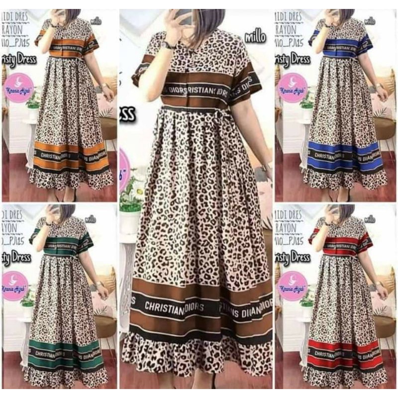 Daster Fuji Rayon Wanita Dewasa Kekinian Terbaru Busui Lengan Pendek