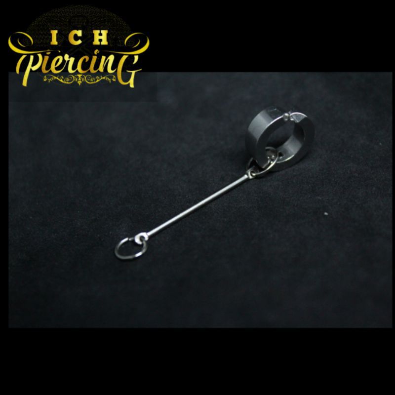 ANTING COWOK KOREA GANTUNG TERBARU JEPIT&amp;TINDIK