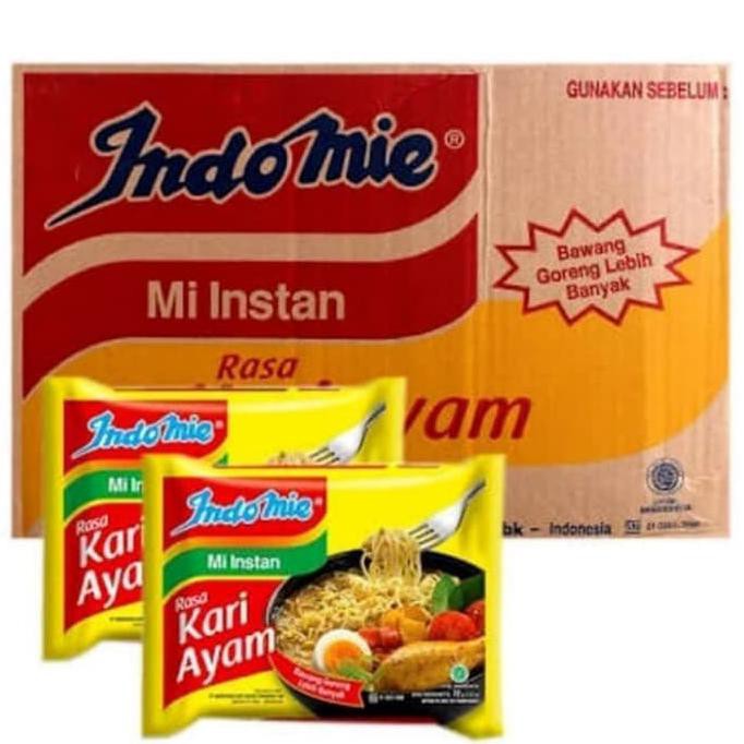 

Terlaris# Indomie Rasa Kari Ayam Isi 40 Pcs