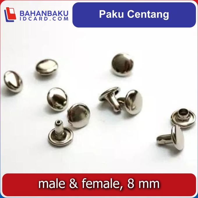 

paku rivet ripet centang keling bolak balik mata itik pita lanyard 8mm