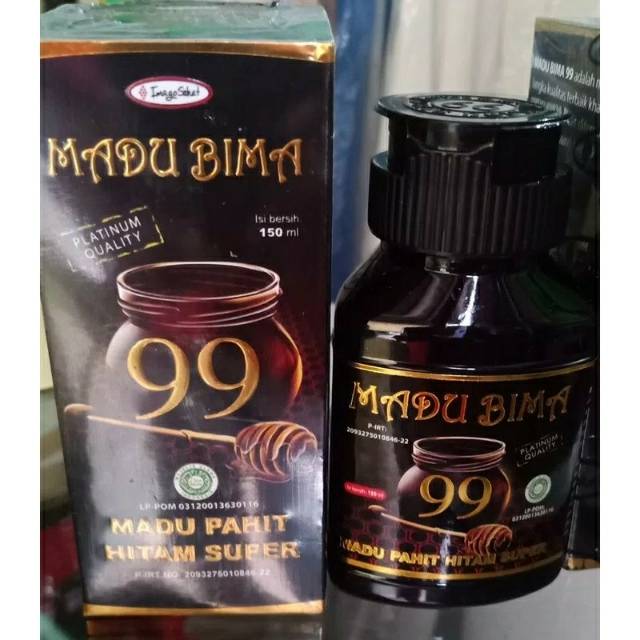 Madu Hitam Pahit Bima 99 Kualitas Platinum Dijamin Original Indonesia