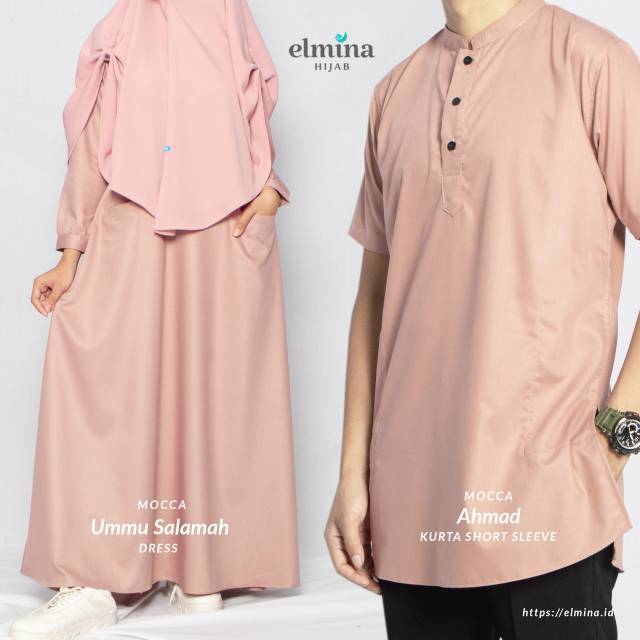 ELMINA Ummu Salamah Gamis / Dress dan Koko Ahmad Kurta Couple