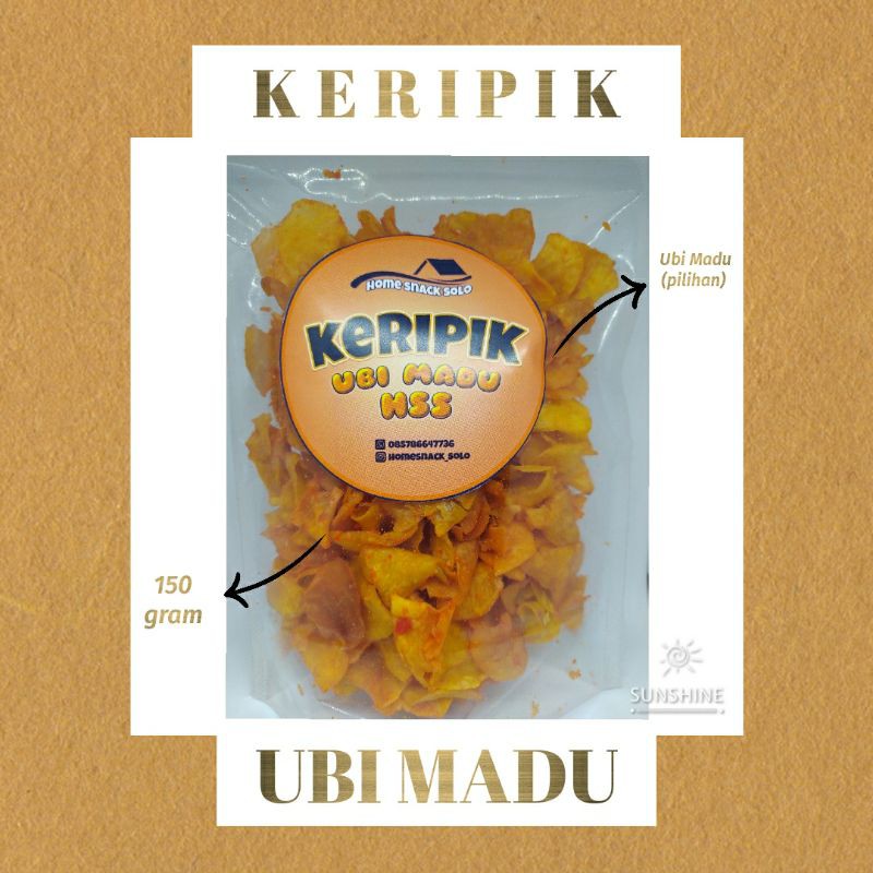 

KERIPIK UBI MADU 150gr | Murah dan Enak | Home Snack Solo