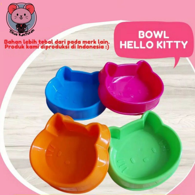 TEMPAT MAKAN HELLO KITTY / TEMPAT MAKAN kucing anjing / cat &amp; dog / Kelinci Dll