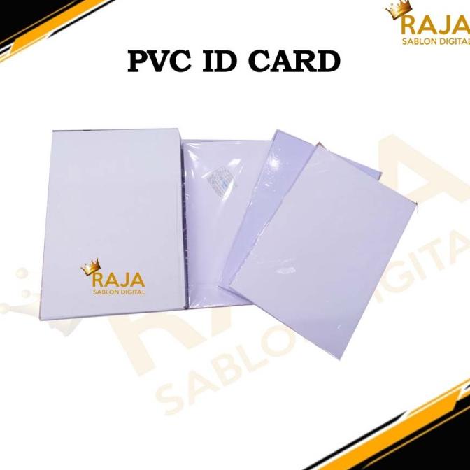 

[[COD]] Bahan ID Card / PVC / Kertas ID Card Putih STOK TERBATAS Kode 1055