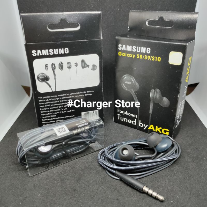 Headset Handsfree Samsung AKG S8 S9 S10 Tuned by AKG