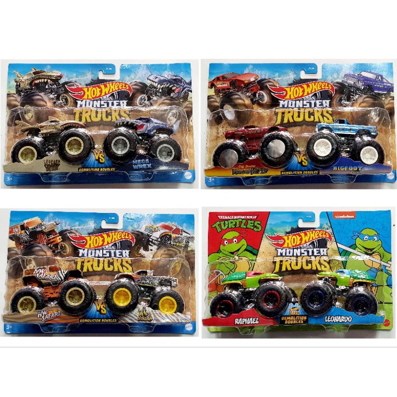 Hot Wheels Monster Trucks Demolitin Doubles Original Mattel Hotwheels Monster truck isi 2