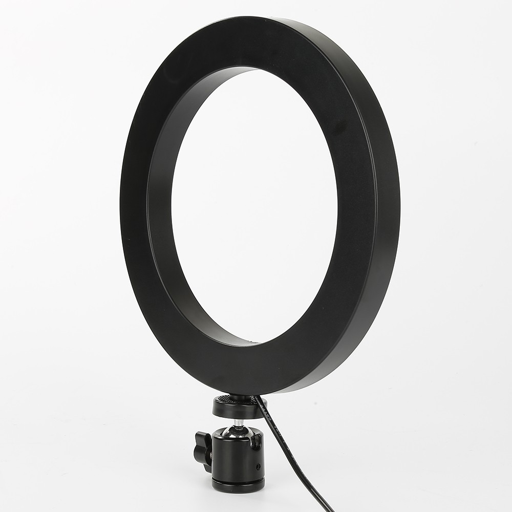 Lampu Halo Ring Light LED / Lampu Selfie Centechia 128 LED 20cm - Black