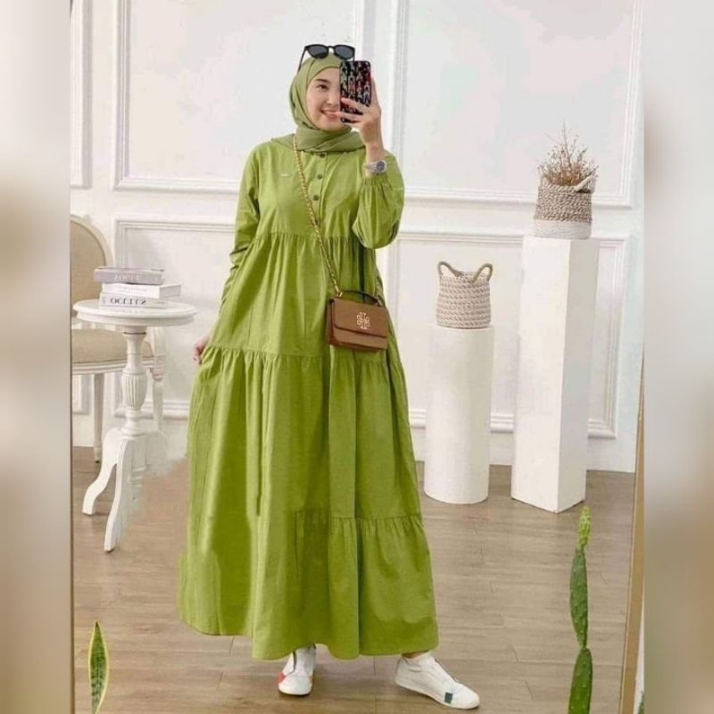 KIRANIA DRESS FASHION WANITA MODEREN GAMIS DRESS