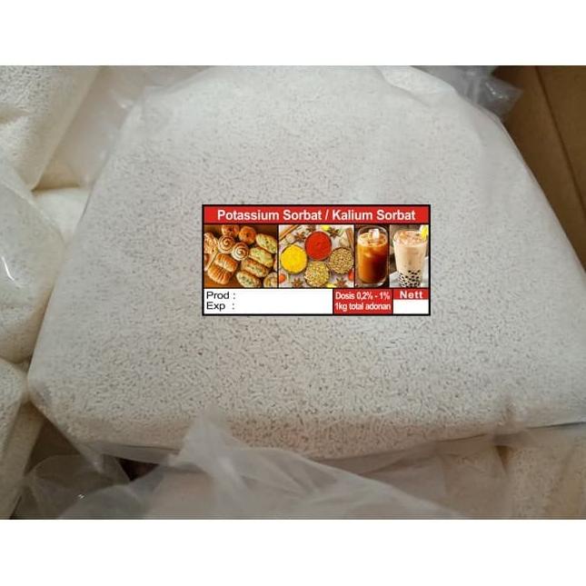 

] Potassium Sorbate / Kalium Sorbat / Pengawet Makanan dan Kosmetik 500g