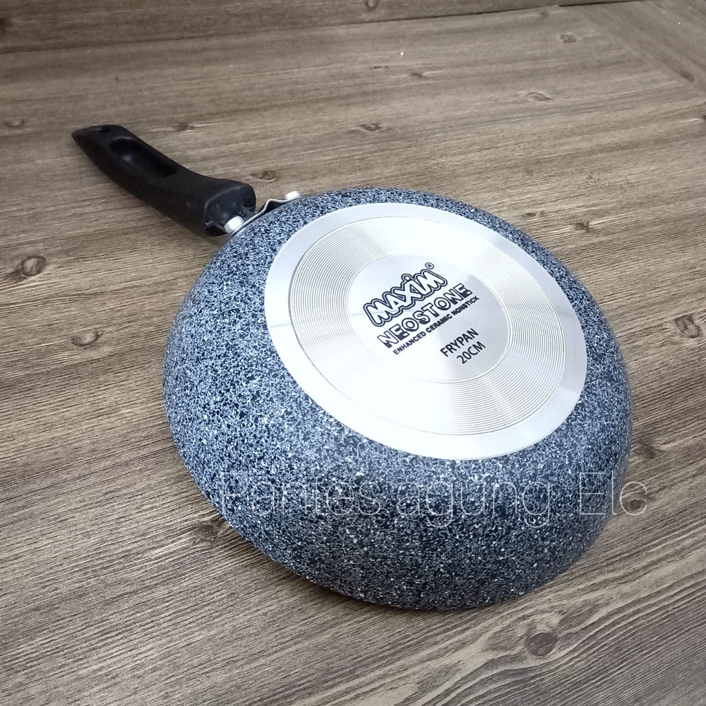 TEFLON FRYPAN ANTI LENGKET Maxim Neostone Marble Keramik 20 22 24 26cm