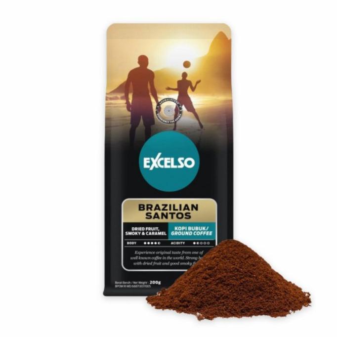 

Buruan Excelso Brazilian Santos 200 Gr- Ground ( Bubuk ) Sale!!!