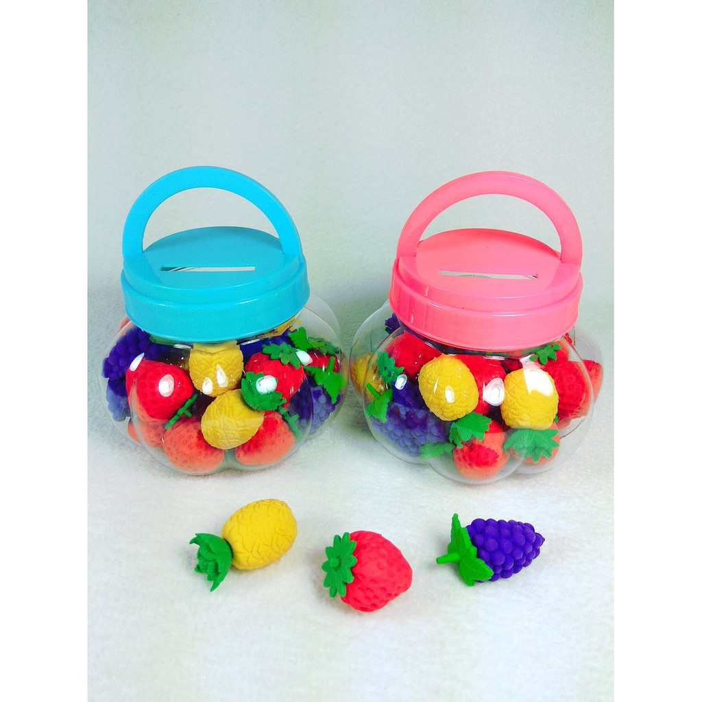 

Promo Penghapus Bentuk Kemasan Toples isi 24 pcs Berkualitas