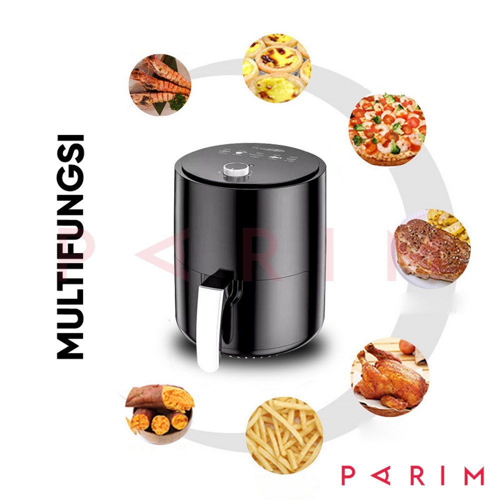 AIR FRYER PENGGORENGAN BEBAS MINYAK LEBIH SEHAT DAN HIGIENIS BERMEREK YK DESIGN YK-811