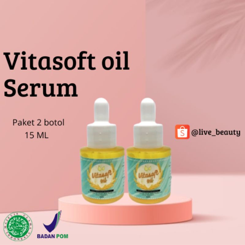 (VITASOFT OIL) PENGHILANG BEKAS LUKA / KELOID / STRETCHMARK / KORENG