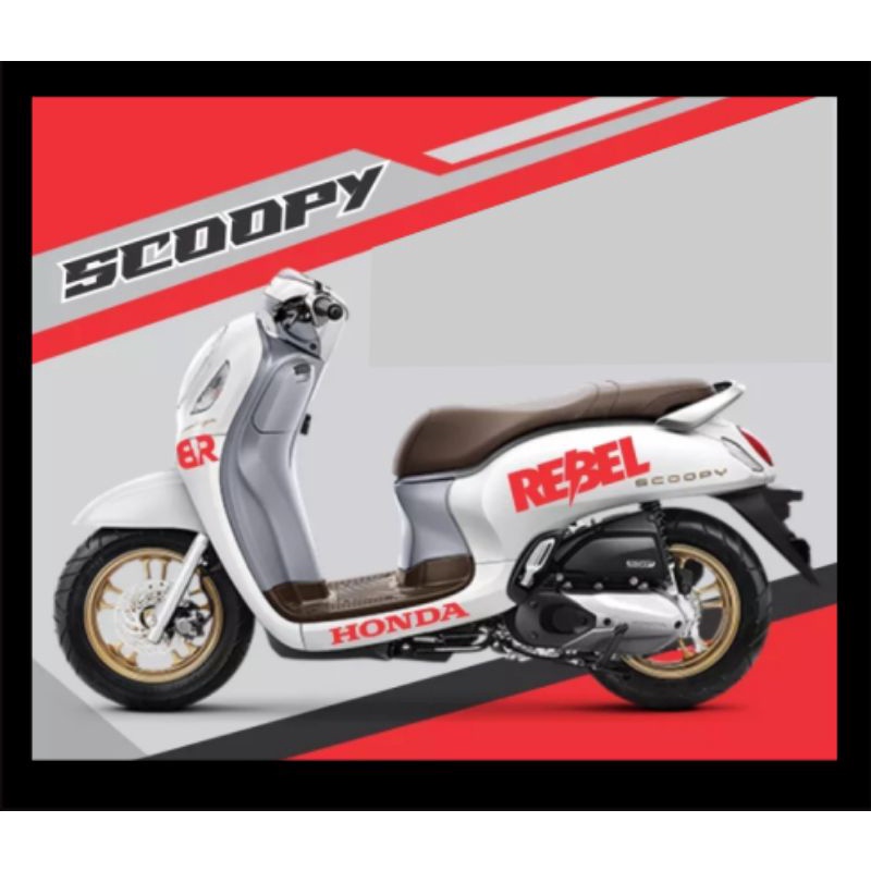 sticker motor scoopy rebel