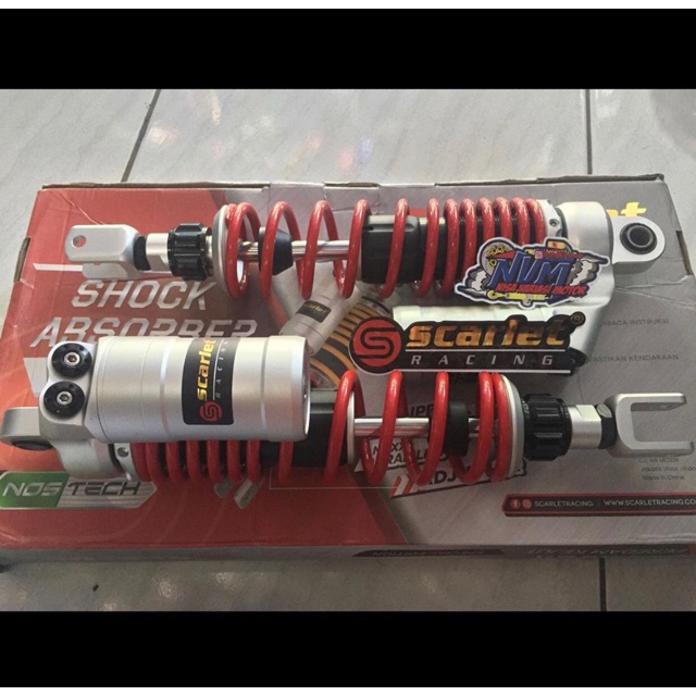 Shock SCARLET NEOSTECH tabung + click NMAX PCX XMAX AEROX
