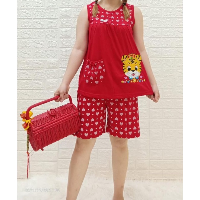 Baju Tidur Gambar Macan / Baju Tidur Imlek 2022