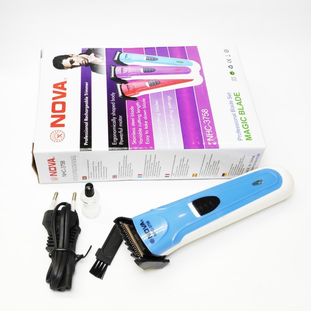 NHC-3758 HAIR CLIPPER / ALAT CUKUR NOVA REECHARGER