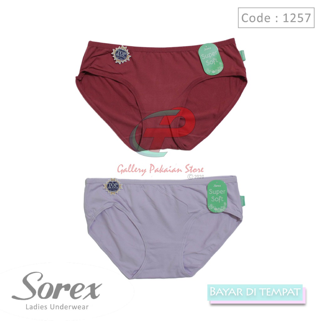 CELANA DALAM SOREX SUPER SOFT 1257 PAKET ISI 6 PCS WARNA RANDOM TERMURAH