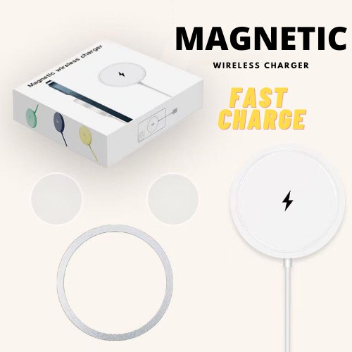 Magnetic Wireless Charger 15W Fast Charging / Wireless Charger Magnetik wireless