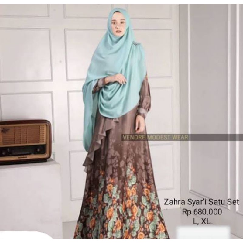 VENDRE ZAHRA SYAR'I JILBAB TOSCA