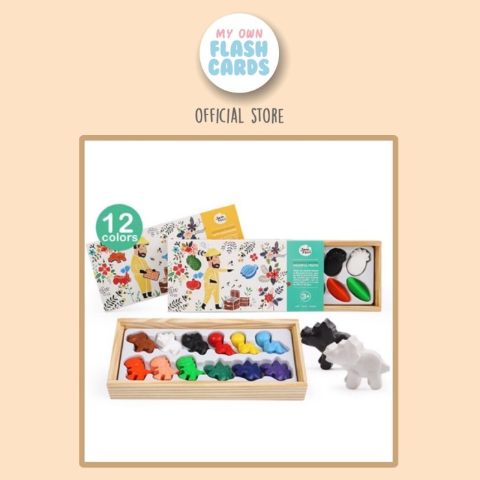 

Hot Sale Joan Miro Beeswax Crayon - Krayon Anak Aman Tulis Dinosaurs Color Diskon