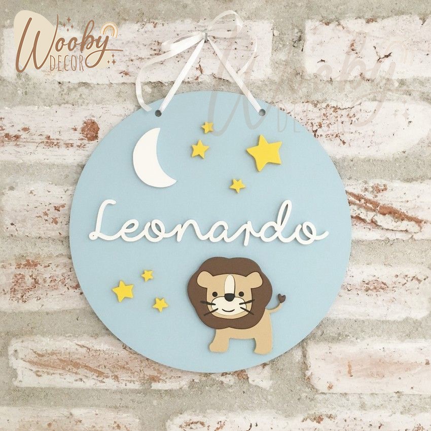 LS Custom Papan Nama Timbul Anak Bayi Hiasan Dinding Wall Decor Kamar Anak Bayi Kado Gift