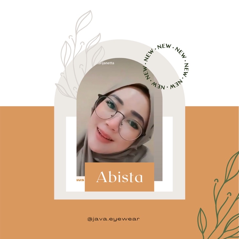 JAVA BOLD - Kacamata Pria & Wanita Oval Frame Metal Clubmaster Nosepad CLM1920