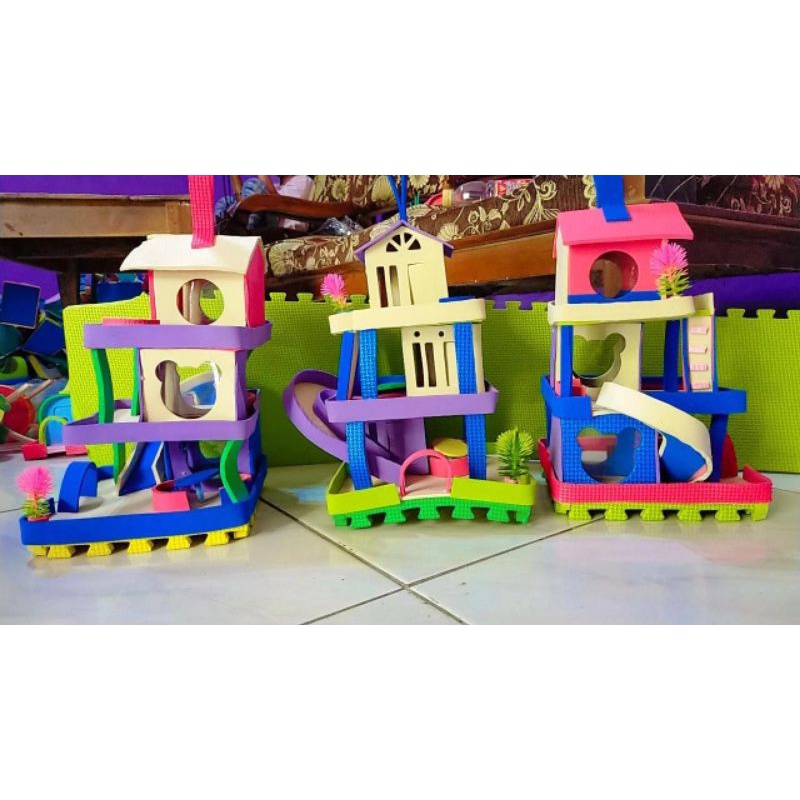 rumah keong / kelomang / pongpong tingkat 3