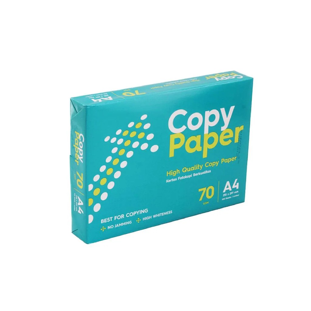 Kertas HVS A4 70gram Merk CopyPaper 1 RIM (ISI 500 LEMBAR)