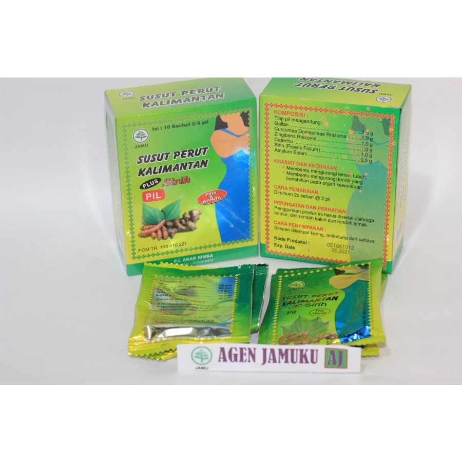 KAPSUL SUSUT PERUT HERBAL KALIMANTAN