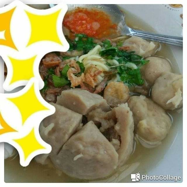 

Bakso frozen denqan bumbu kuah