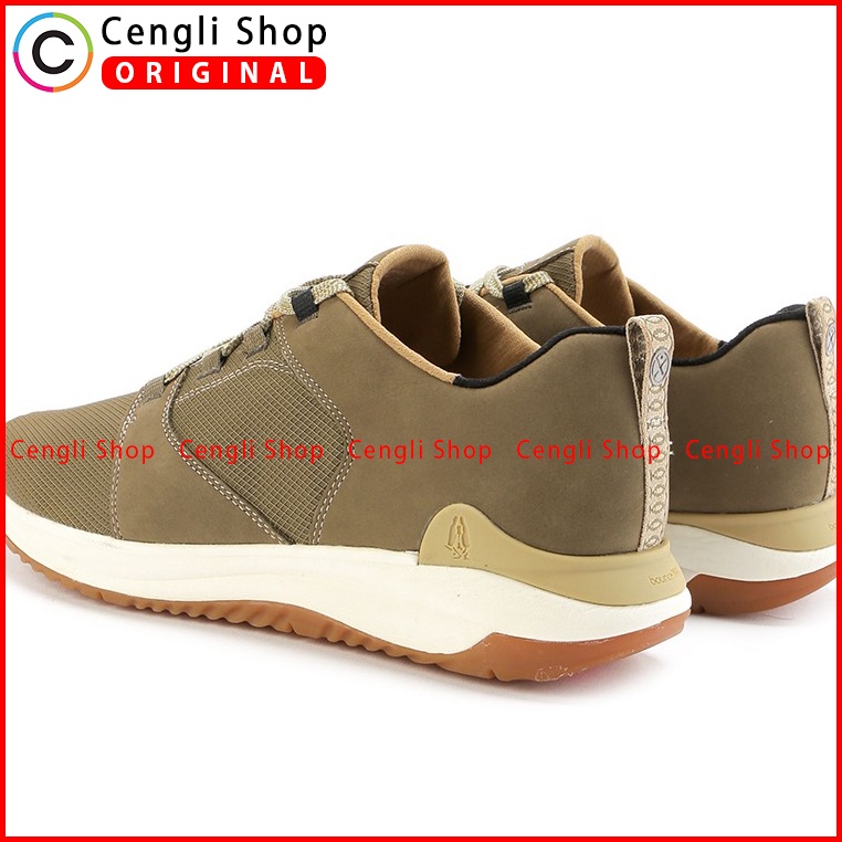 SEPATU HUSH PUPPIES PRIA ORIGINAL TERBARU SNEAKER CASUAL HIJAU HM007