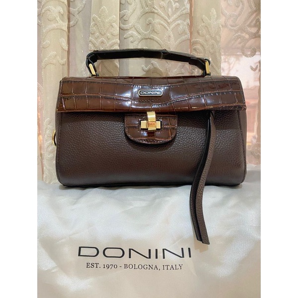 donini Vigo croco brown❌SOLD❌