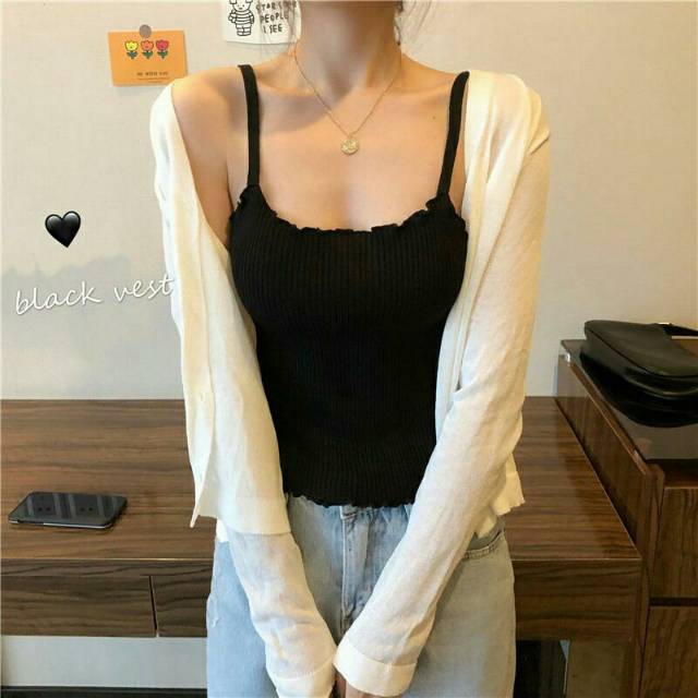 BG- Tantop Nurise Rajut TA9 / Atasan Wanita / Atasan Tank Top / Atasan Murah