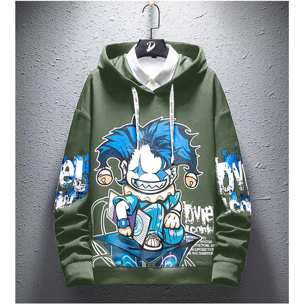 (BISA COD)JAKET SWEATER HODDIE JOKER