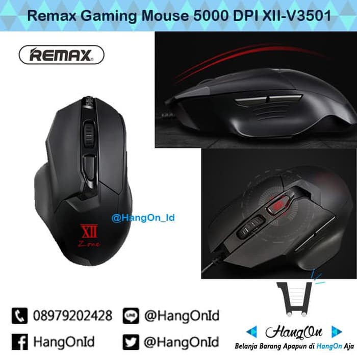 Remax Gaming Mouse 5000 DPI - XII-V3501