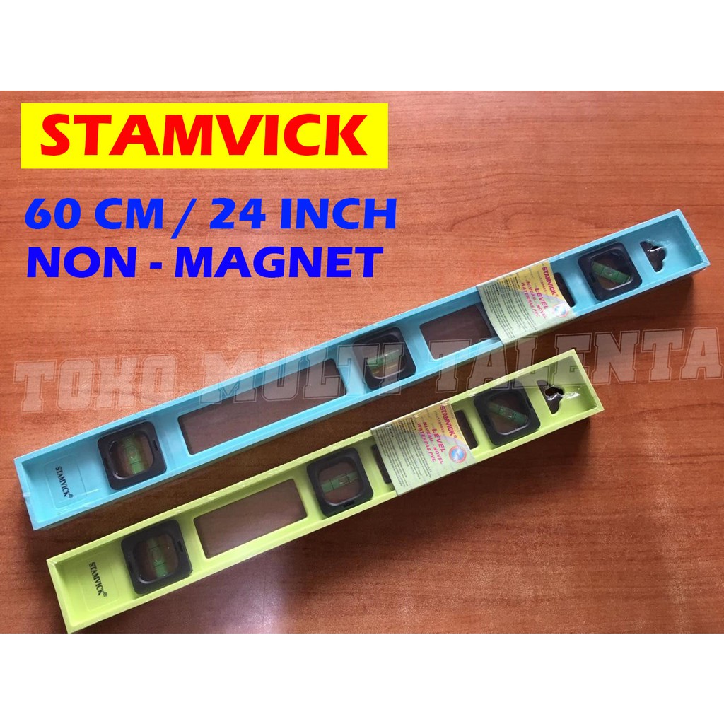 

Penggaris Waterpass 60 cm / 24" inch STAMVICK NON-MAGNET