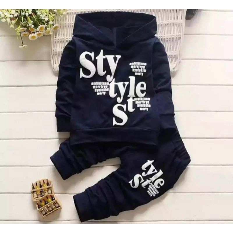 BAJU ANAK/ PAKAIAN ANAK / SETELAN HOODIE STYLE