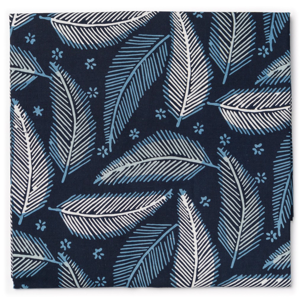 Kain Batik Cap Trusmi Motif Daun Kelapa